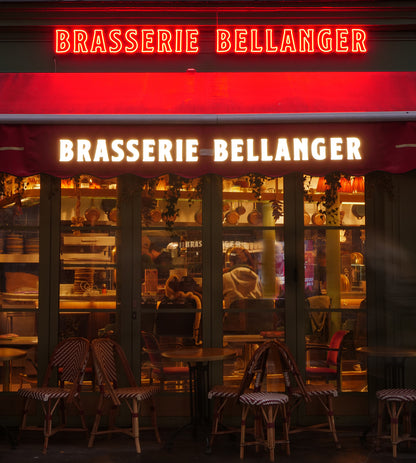 ENSEIGNES LUMINEUSES / BRASSERIE BELLANGER  / PARIS X