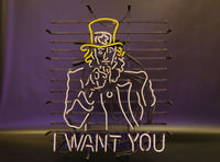 LOCATION ENSEIGNE NEON / I WANT YOU
