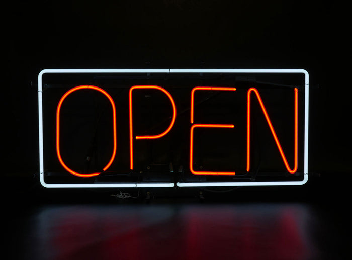LOCATION ENSEIGNE NEON / OPEN RECTANGLE
