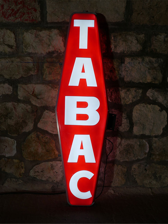 LOCATION GRANDE ENSEIGNE NEON / CAROTTE DE TABAC